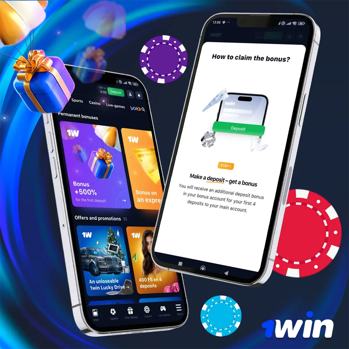 How to get the 1Win welcome bonus