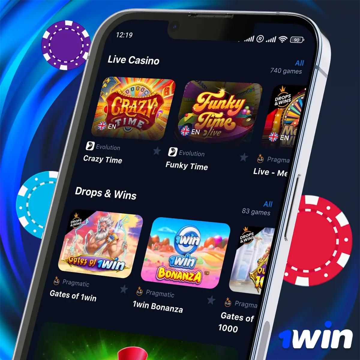 Casino 1win live games