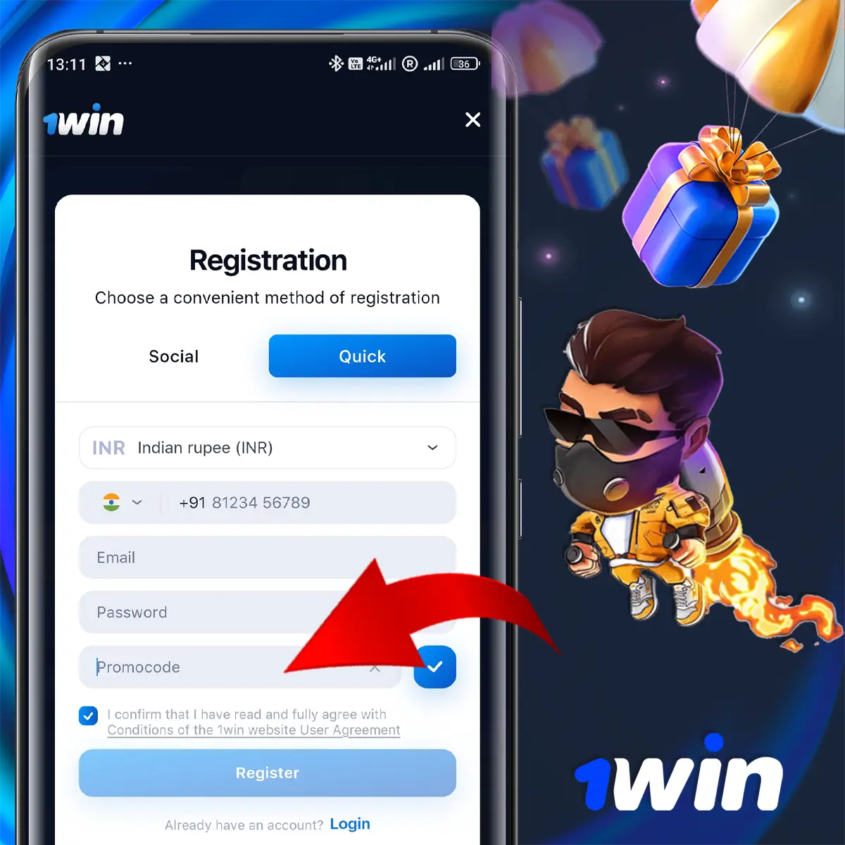 Lucky Jet 1Win Promo Code