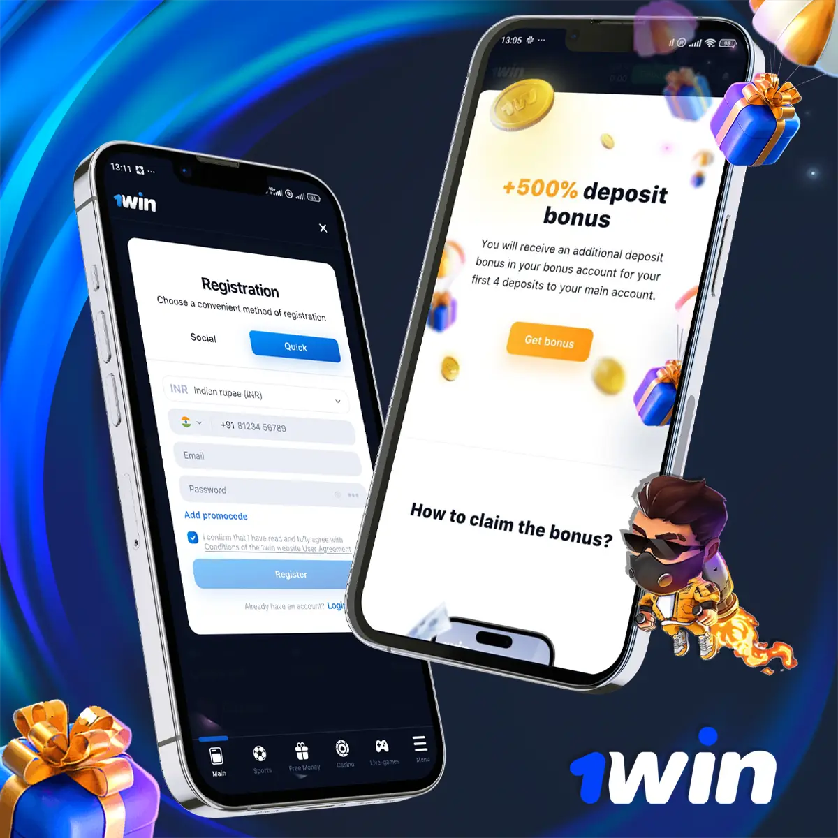 Lucky Jet 1Win Welcome bonus